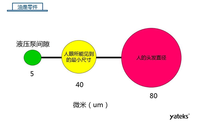 如圖所示是機械設備液壓泵間隙、人眼所能見到的最小尺寸、人的頭發(fā)直徑三者之間的對比圖