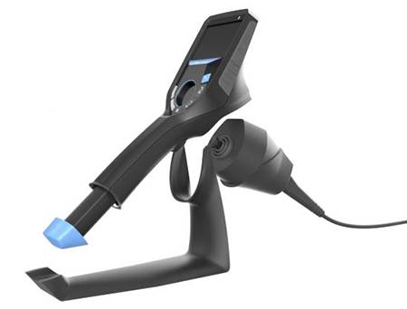 亞泰光電MIE-R安檢內(nèi)窺鏡主機(jī)與底座采用分離式結(jié)構(gòu)設(shè)計(jì)，內(nèi)窺鏡頻繁操作時(shí)可將產(chǎn)品固定擺放