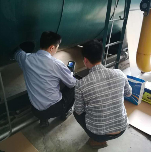 亞泰光電MIE系列內(nèi)窺鏡在燃?xì)忮仩t現(xiàn)場檢測中獲客戶力贊