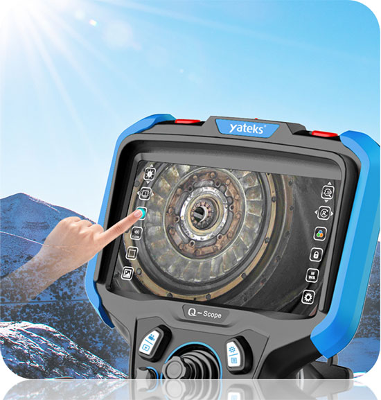 QIE系列工業(yè)內(nèi)窺鏡屏幕大、內(nèi)窺鏡檢測視野更廣